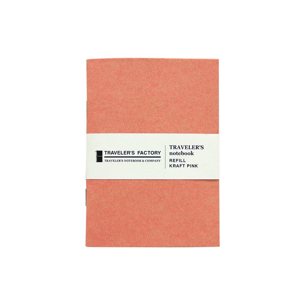 Traveler&#39;s Factory Refill Pink Kraft Paper Passport