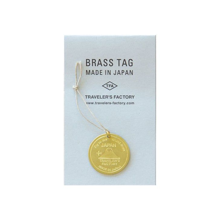 Traveler&#39;s Factory Japan Trip Brass Tag