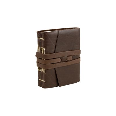 Medieval Amalfi Dark Brown Leather Small Journal