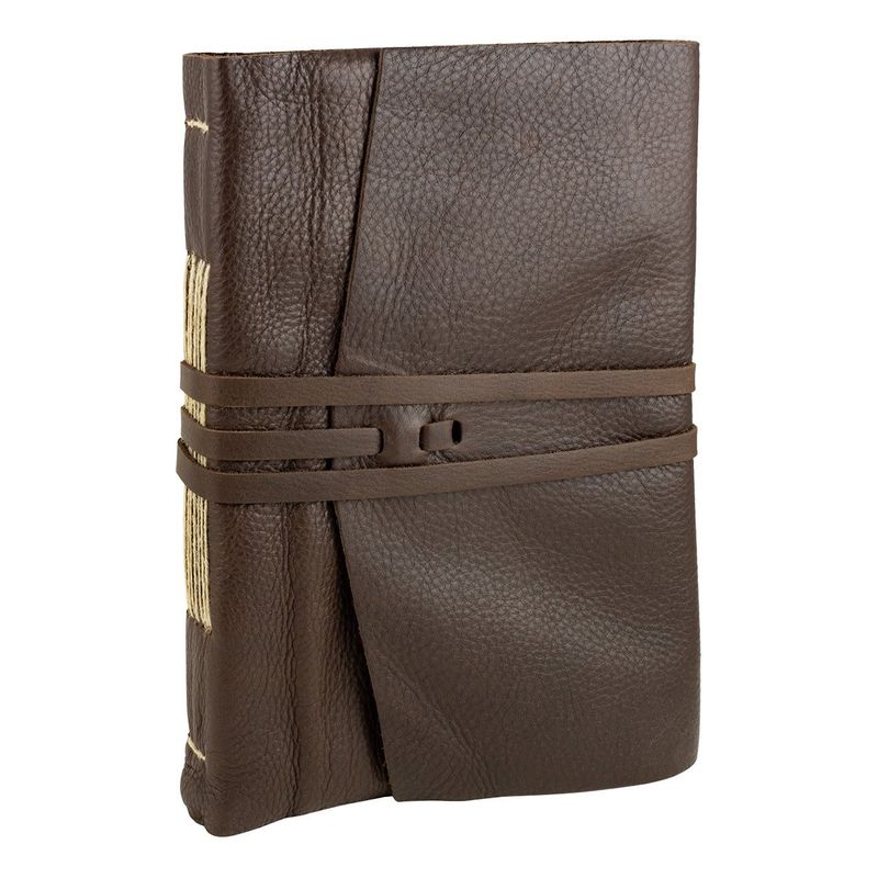 Medieval Amalfi Dark Brown Leather Large Journal