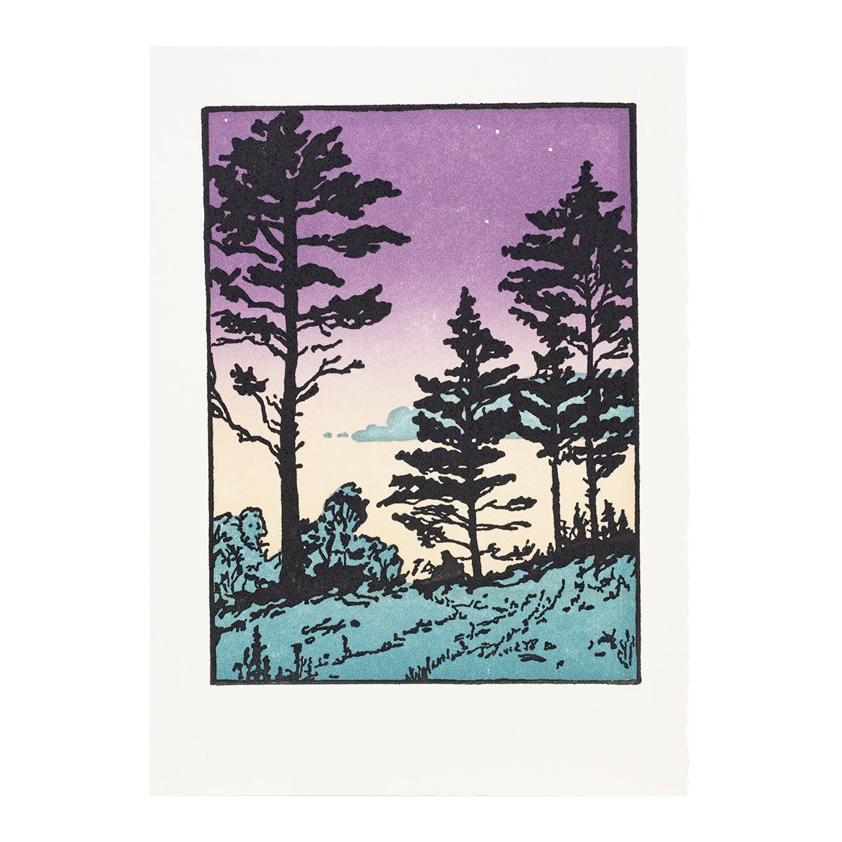 Twilight Sympathy Letterpress Card