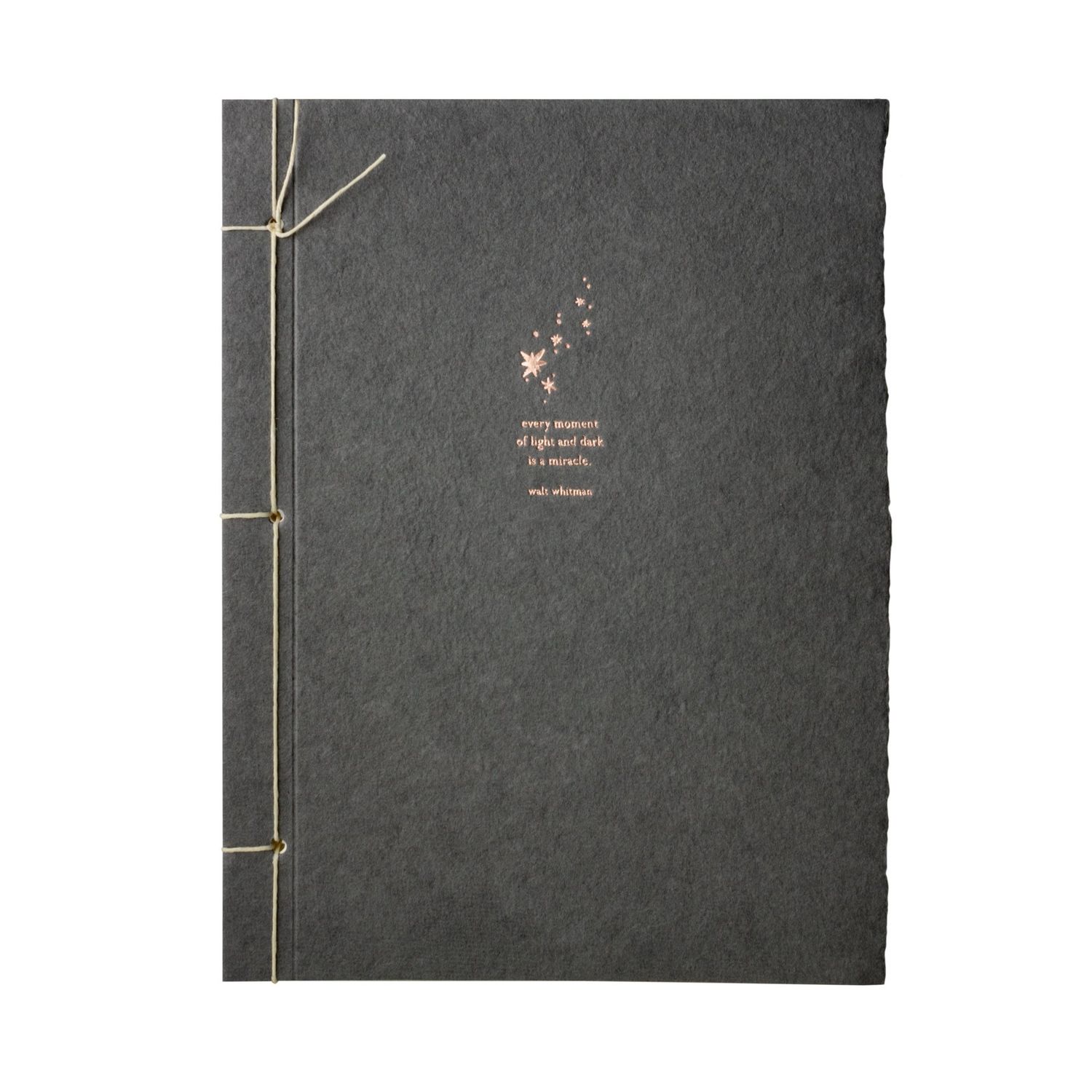 Walt Whitman Handmade Paper Inspiration Journal