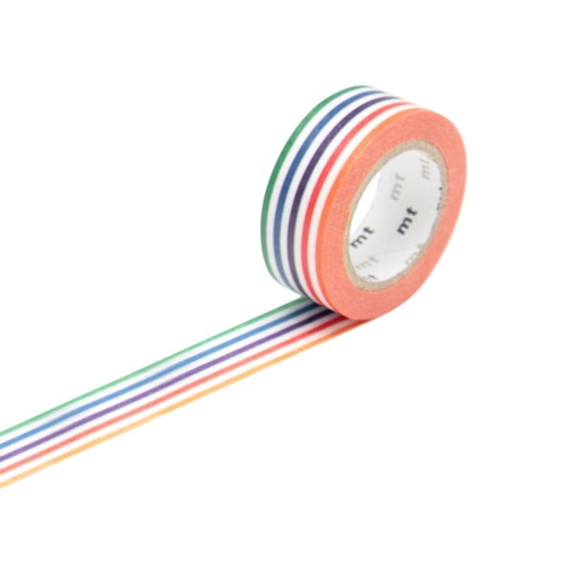 Rainbow Stripes Washi Tape