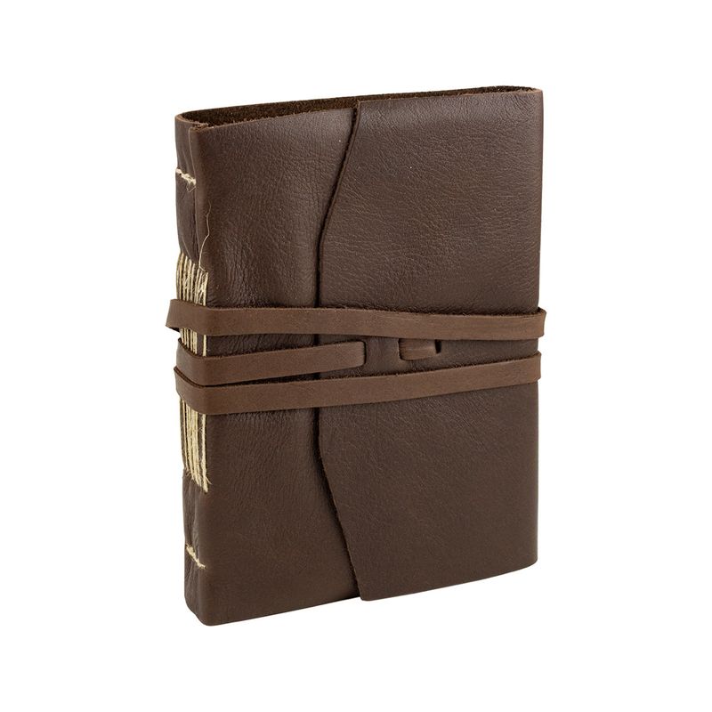 Medieval Amalfi Dark Brown Leather Medium Journal