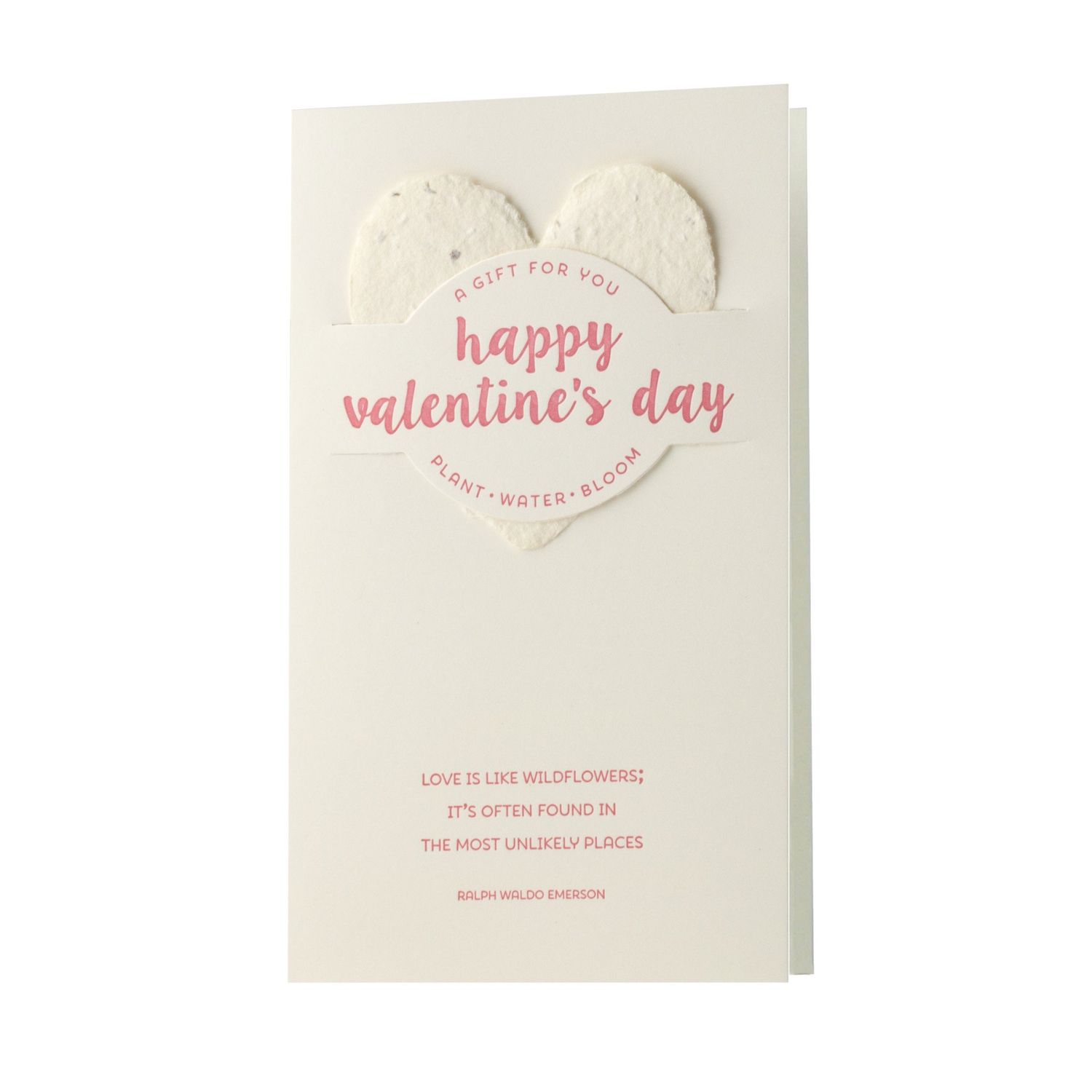 Valentine&#39;s Day Wildflower Mix Letterpress Card