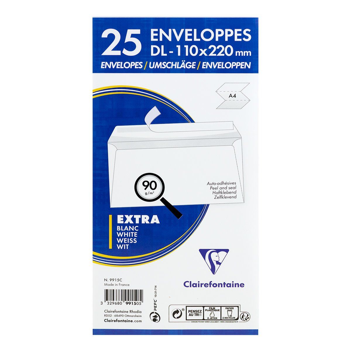 Triomphe 4 x 8 Envelope Pack