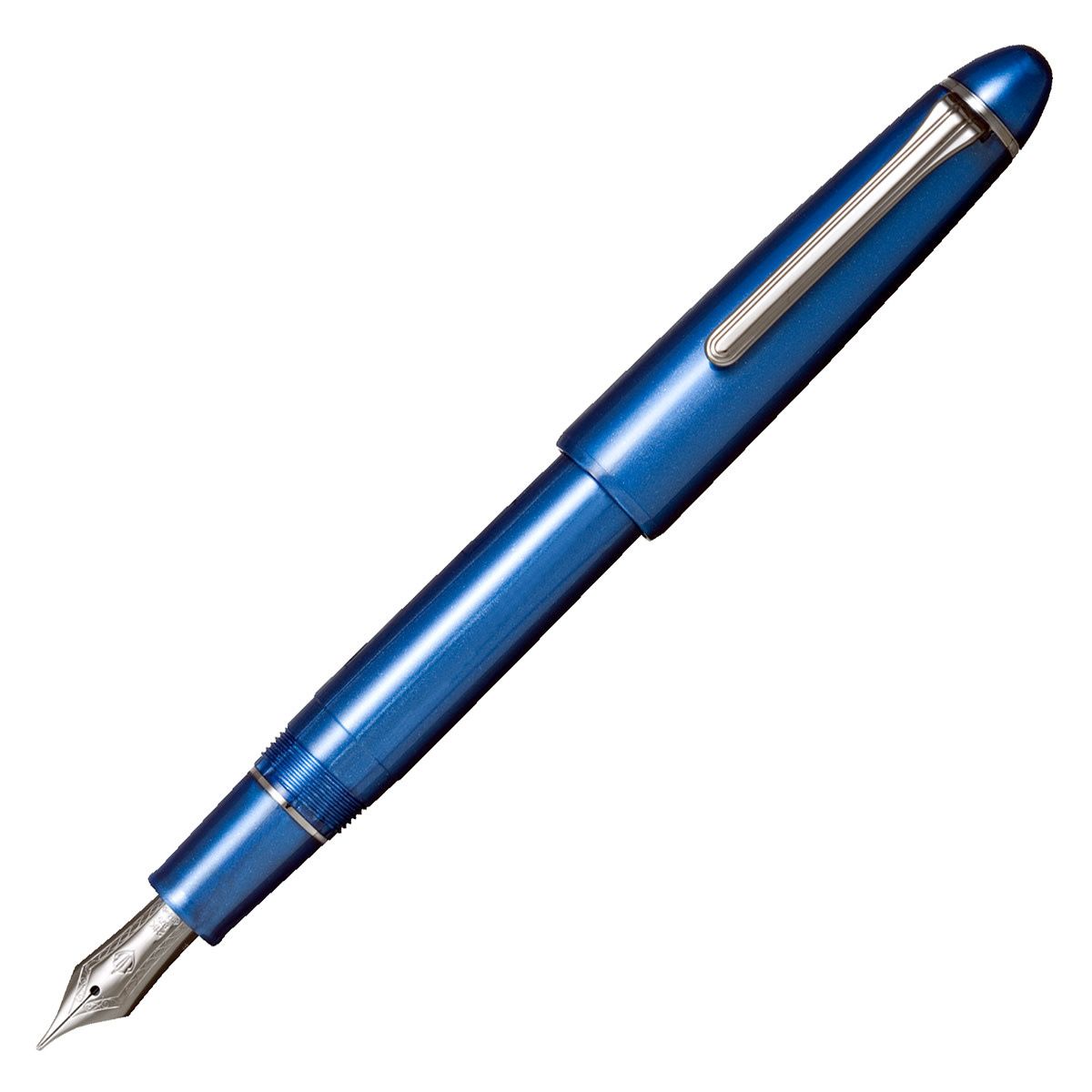 Sailor 1911L Ringless Metallic Simply Blue Fountain Pen