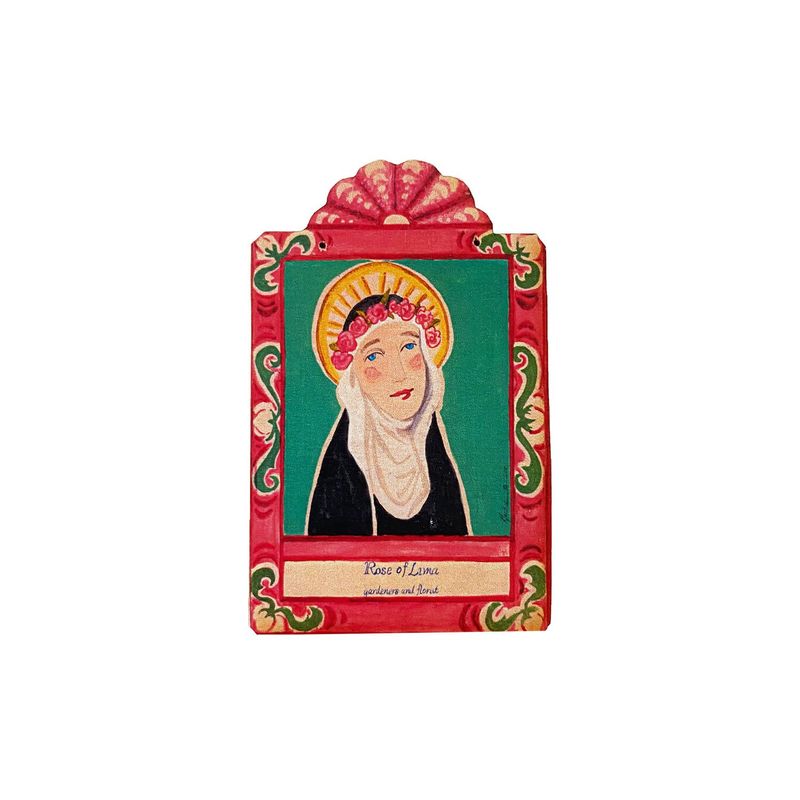 rosa of lima patroness of florist - gardeners