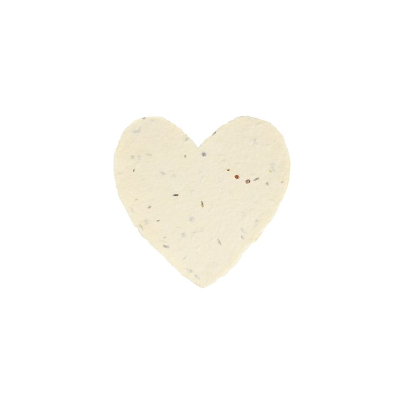 Petite Seed Handmade Paper Heart