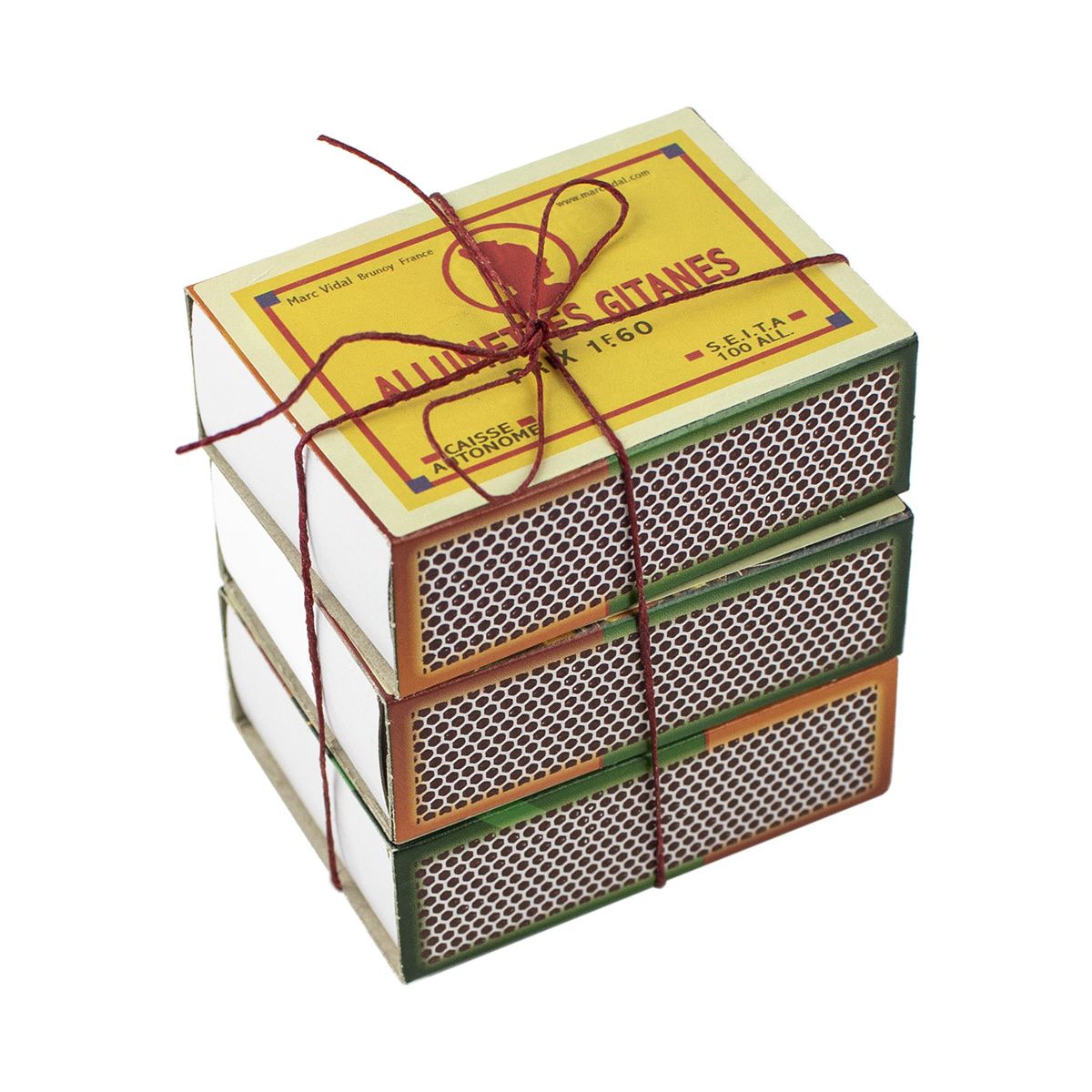French Match Books set of 3