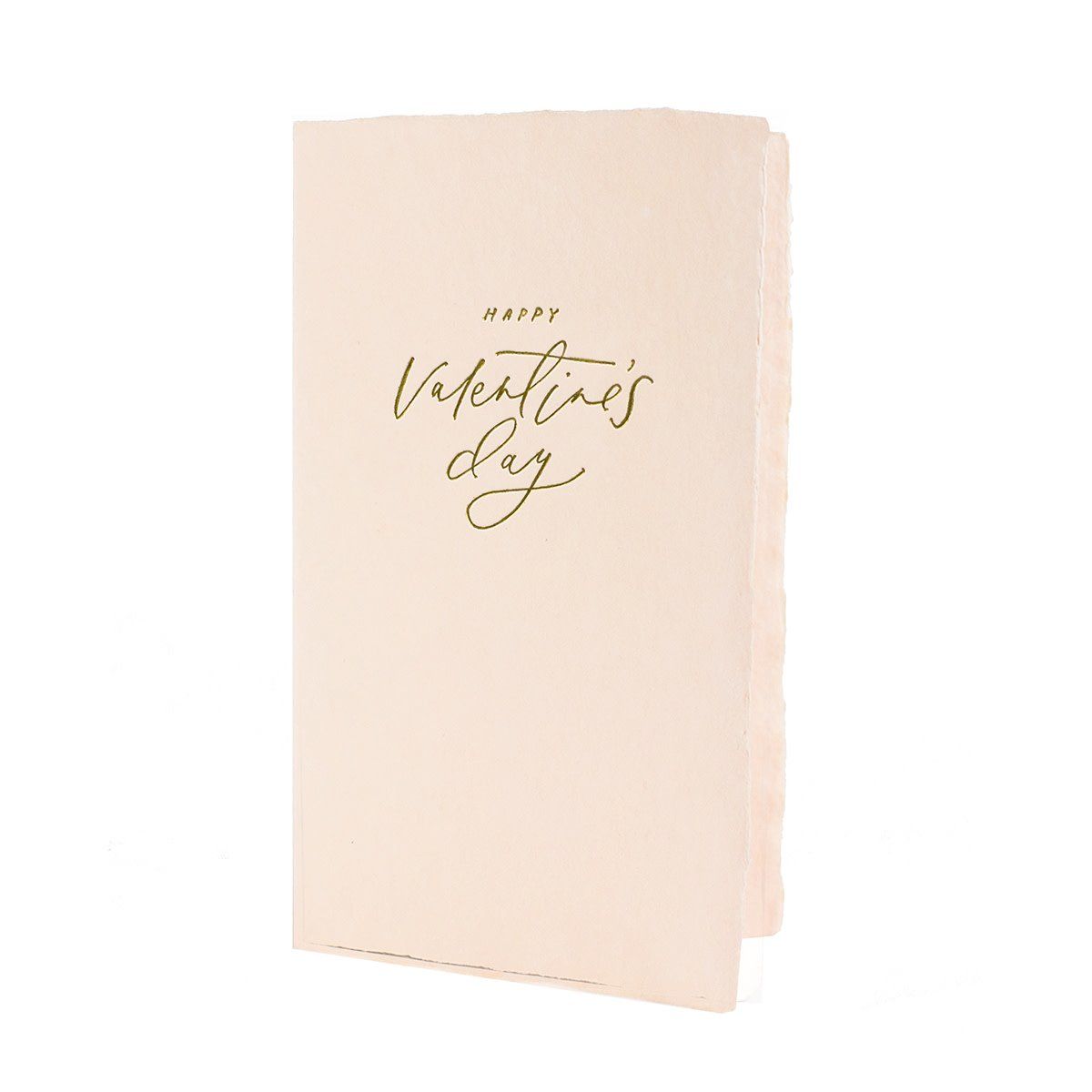 Valentine&#39;s Day Letterpress Calligraphy Note