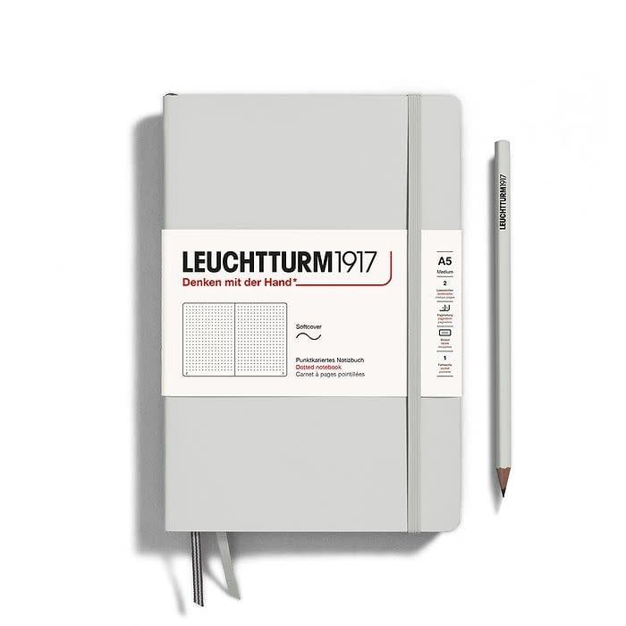 Leuchtturm1917 - A5 Medium Softcover Notebook - Light Grey