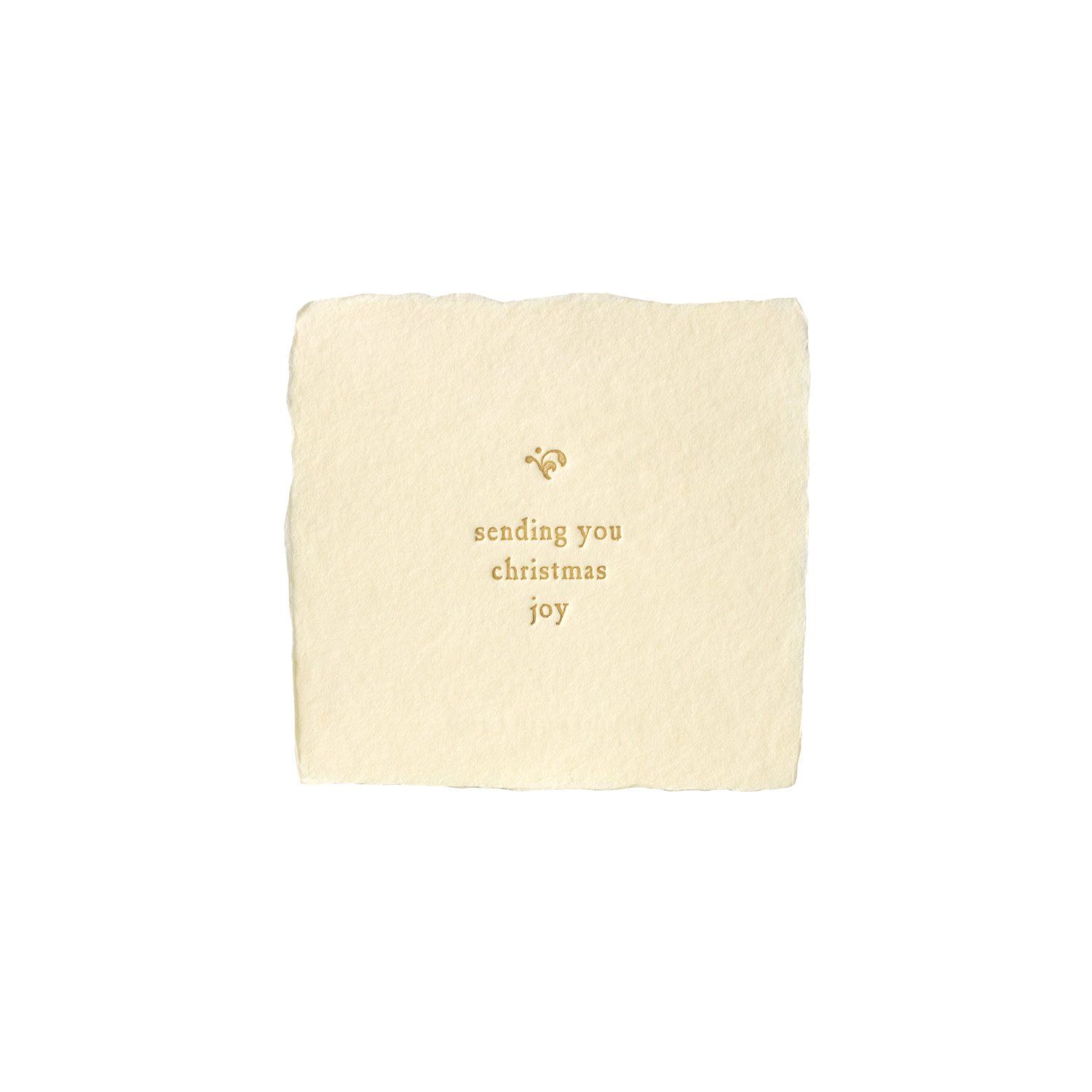 Christmas Petite Wish Letterpress Enclosure