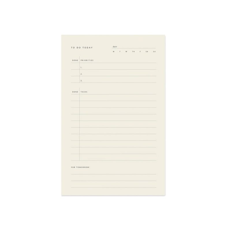 To Do Today Notepad