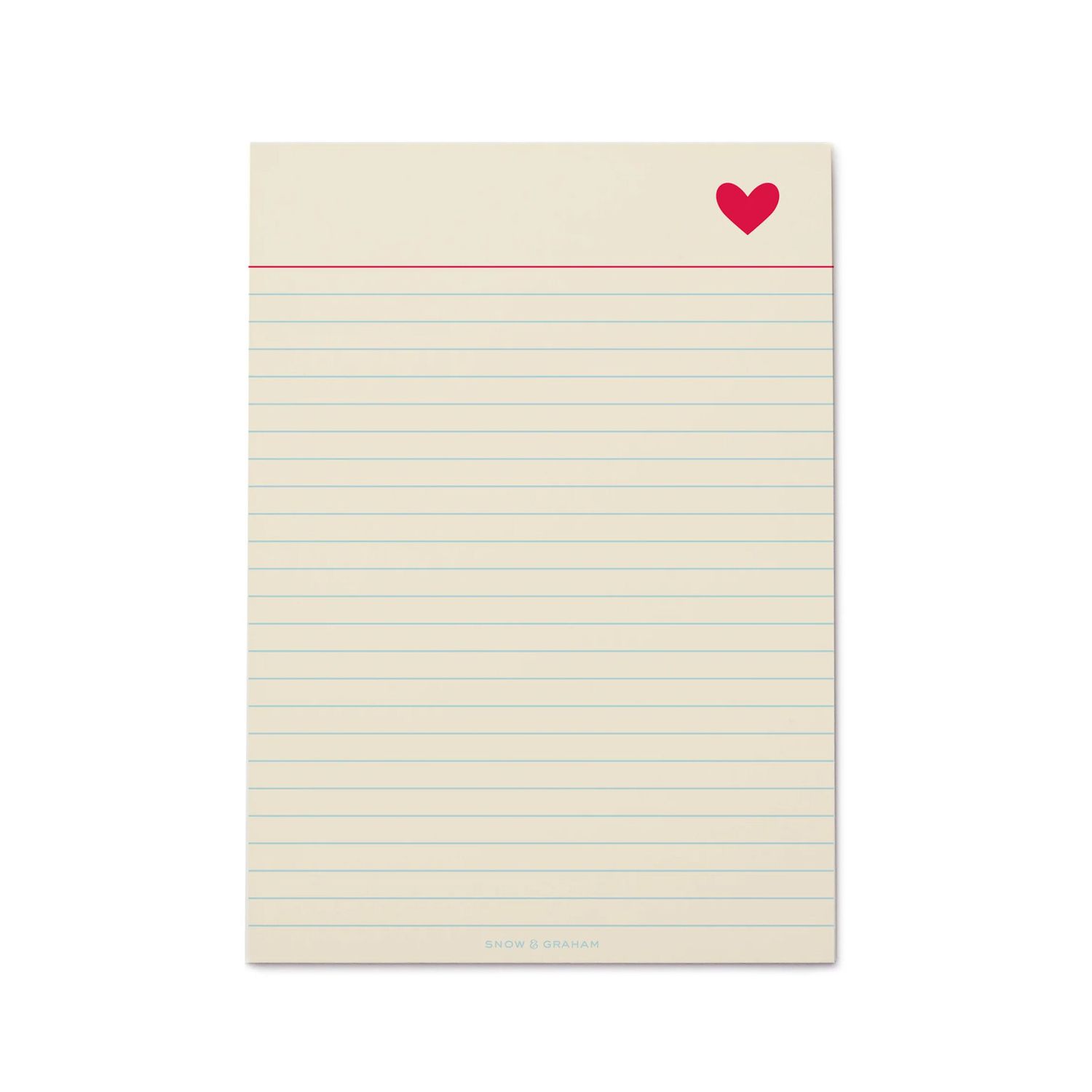 Heart Notepad