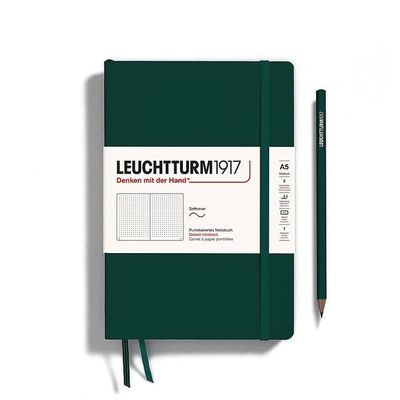 Leuchtturm1917 - A5 Medium Softcover Notebook - Forest Green