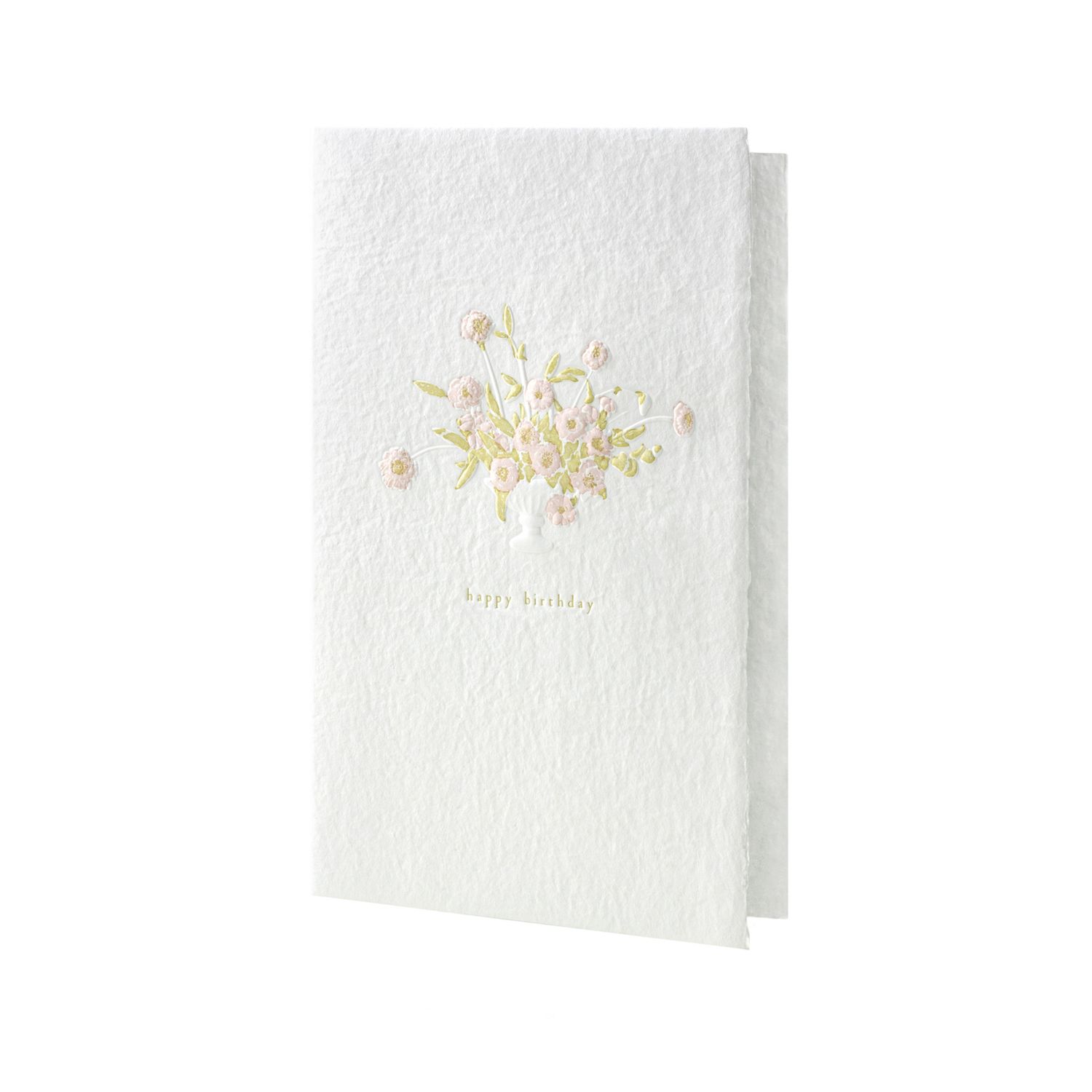 Birthday Paper Sculpture Letterpress Card