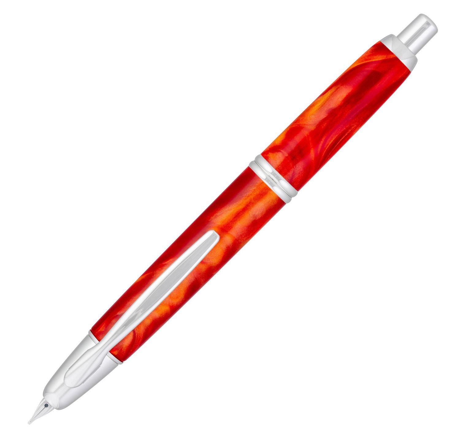 Pilot Vanishing Point SE Marble Orange Fountain Pen
