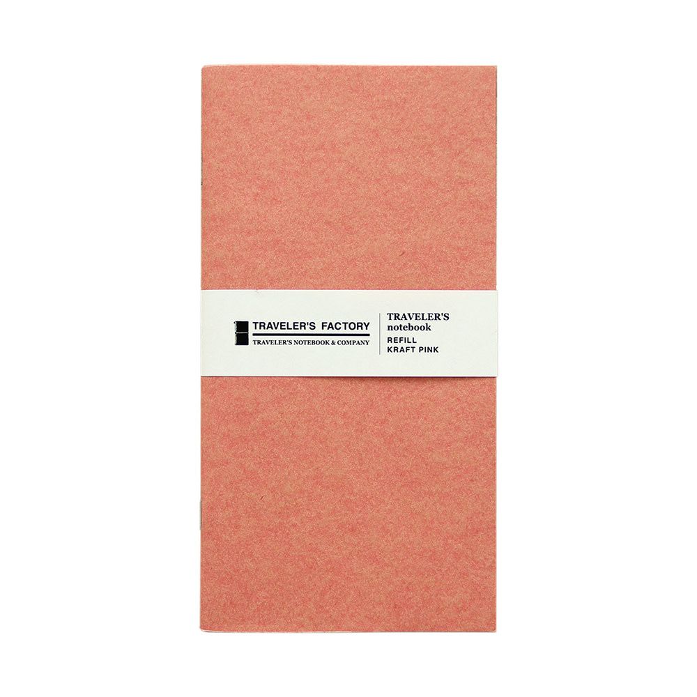 Traveler&#39;s Factory Refill Pink Kraft Paper
