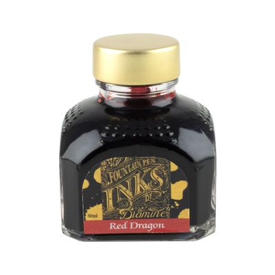 Diamine Red Dragon Bottled Ink (80ml)