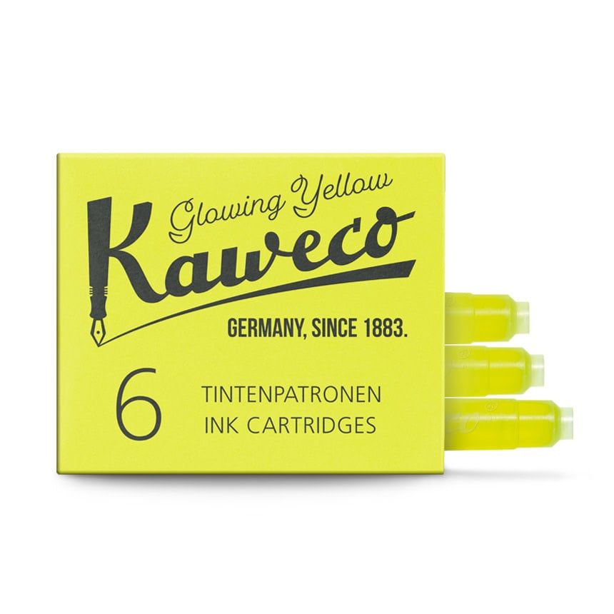 Kaweco Ink Cartridge Glowing Yellow
