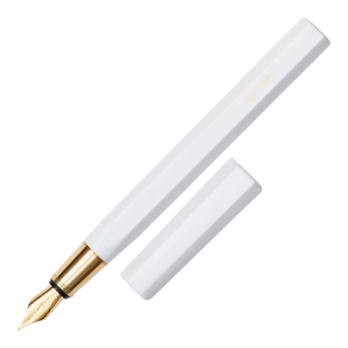 ystudio Resin White Fountain Pen