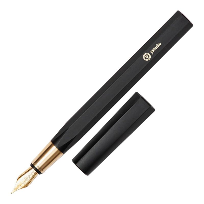 ystudio Resin Black Fountain Pen