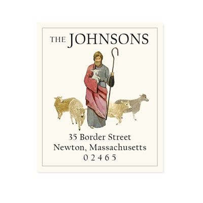 shepherds flock address label