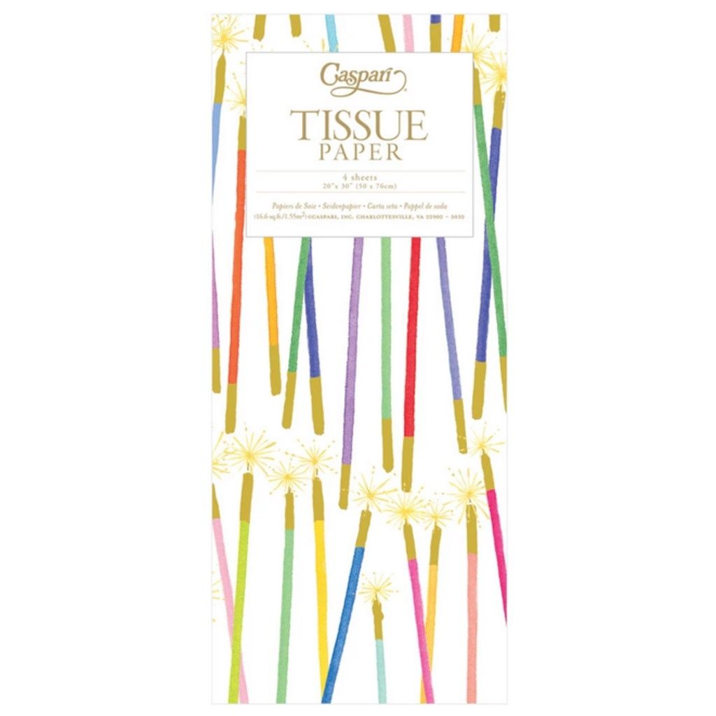 Party Candles Tissue Paper Package - 4 Sheets