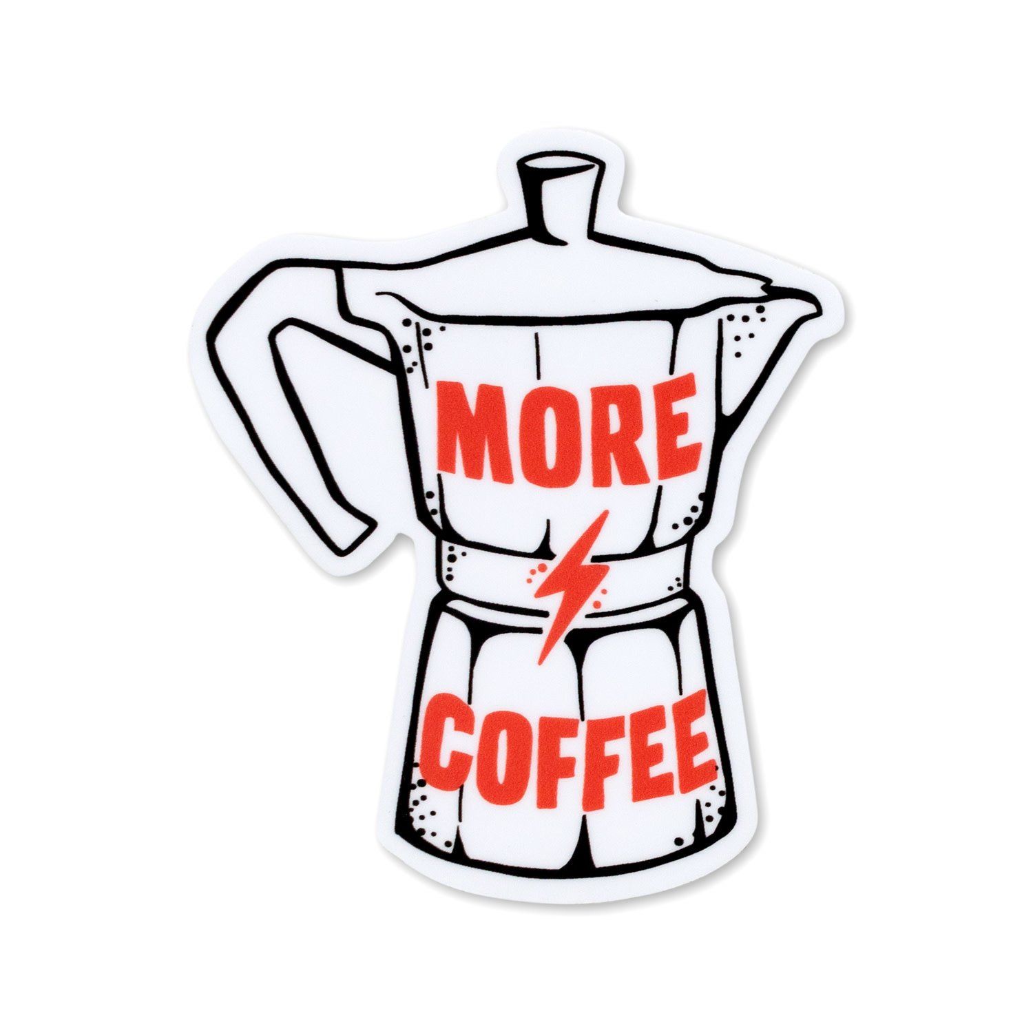 More Coffee Sticker