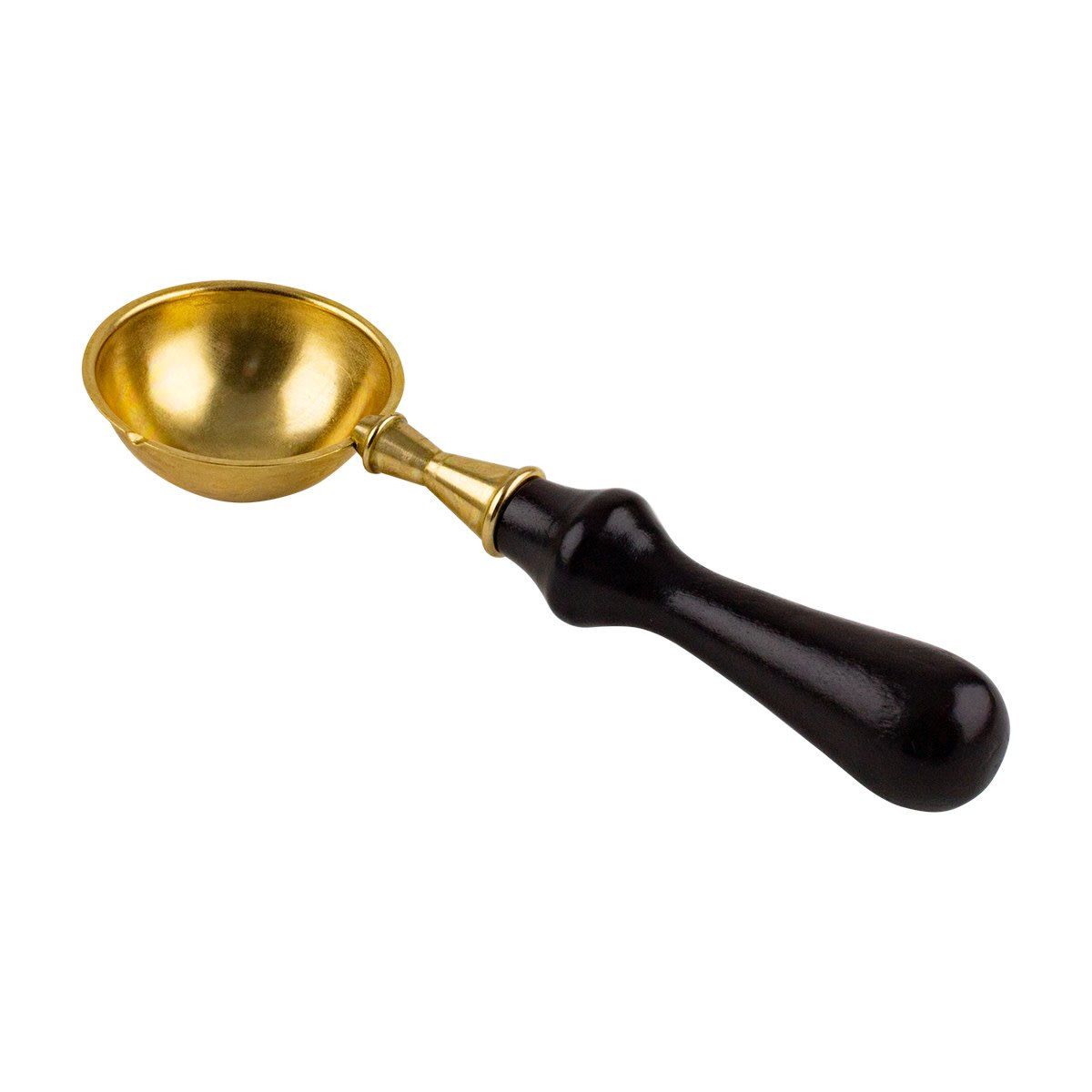 Large Wood Handle Sealing Wax Melting Spoon