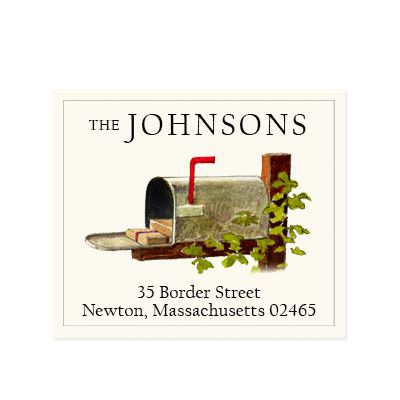 parcel post address label