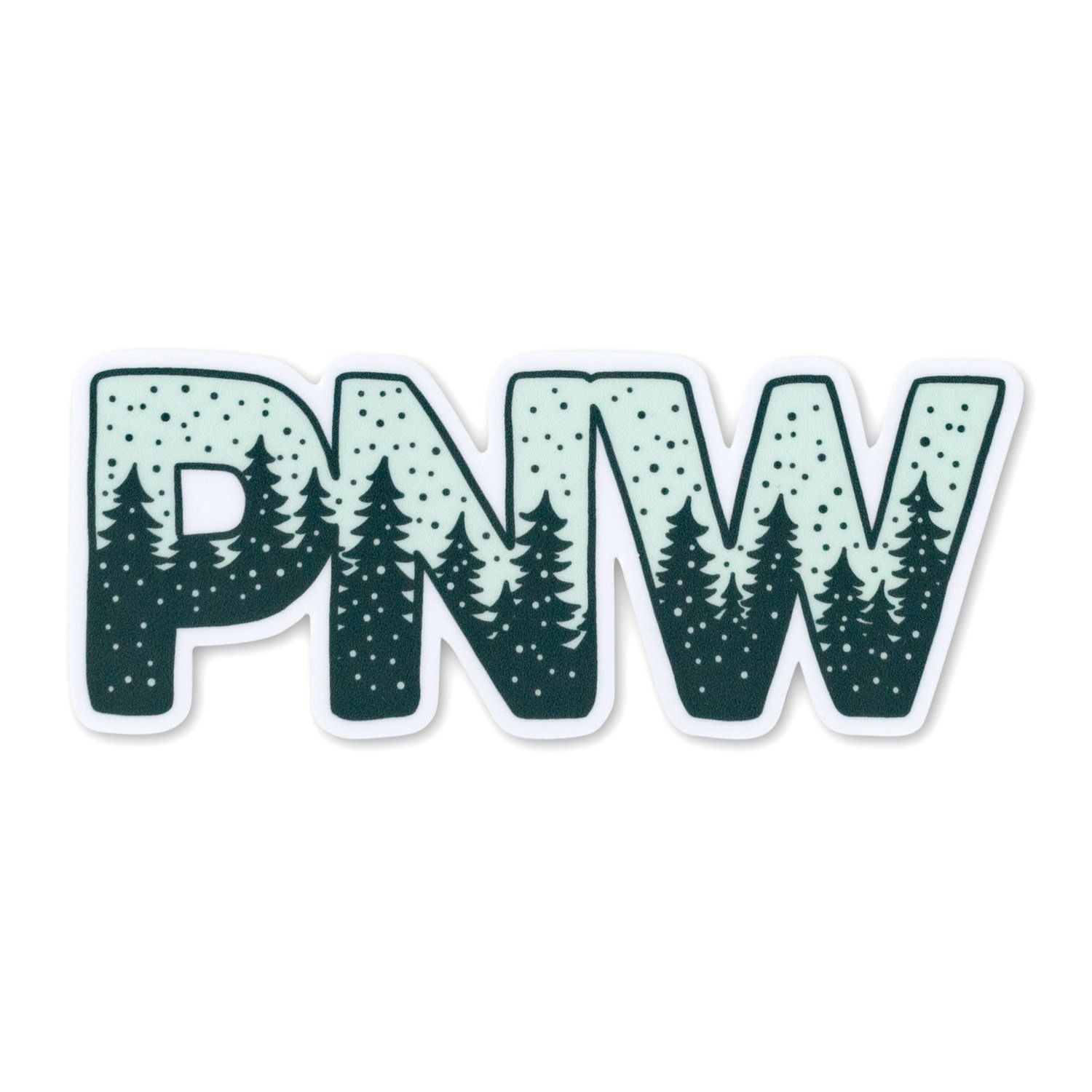 Snowy PNW Sticker