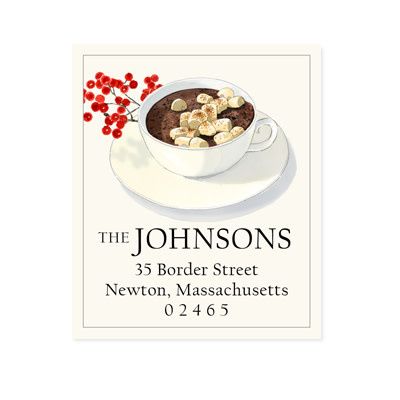 coco berry address label