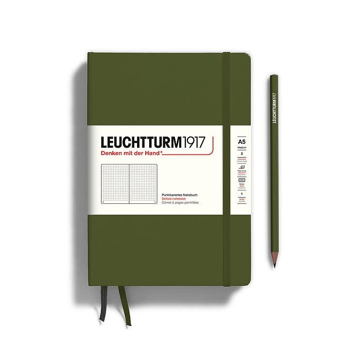 Leuchtturm1917 - A5 Hardcover Notebook - Army