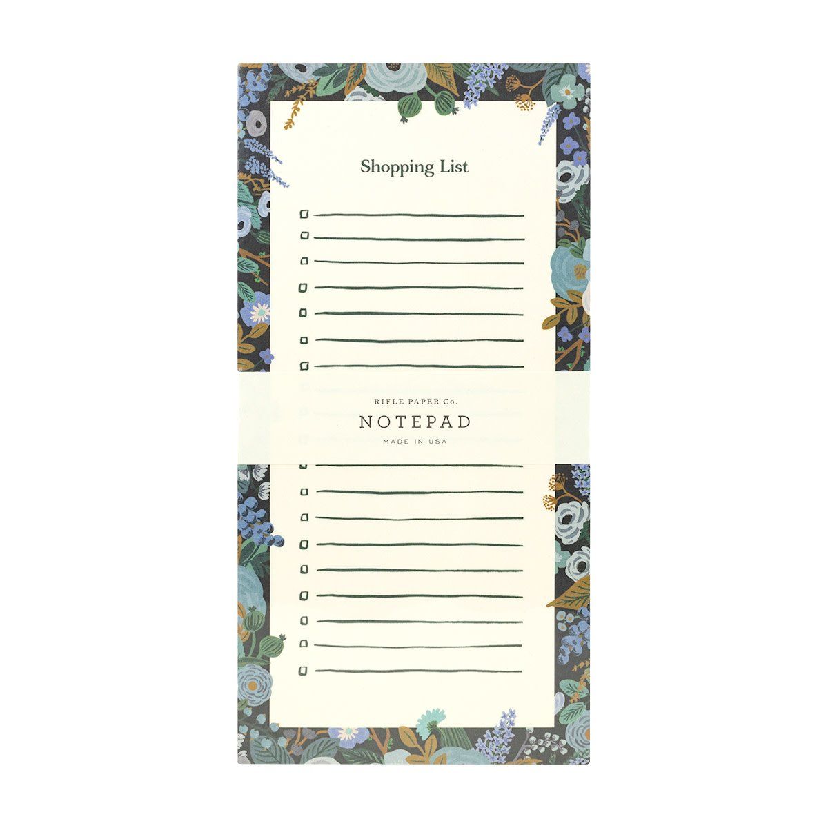 Garden Party Blue Market Pad