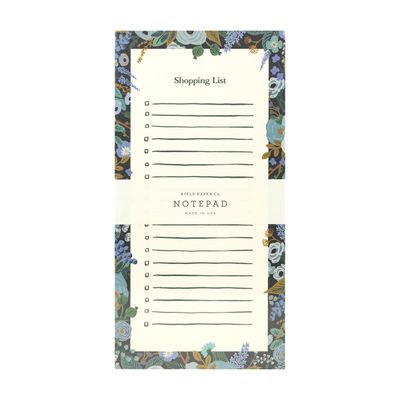 Garden Party Blue Market Pad