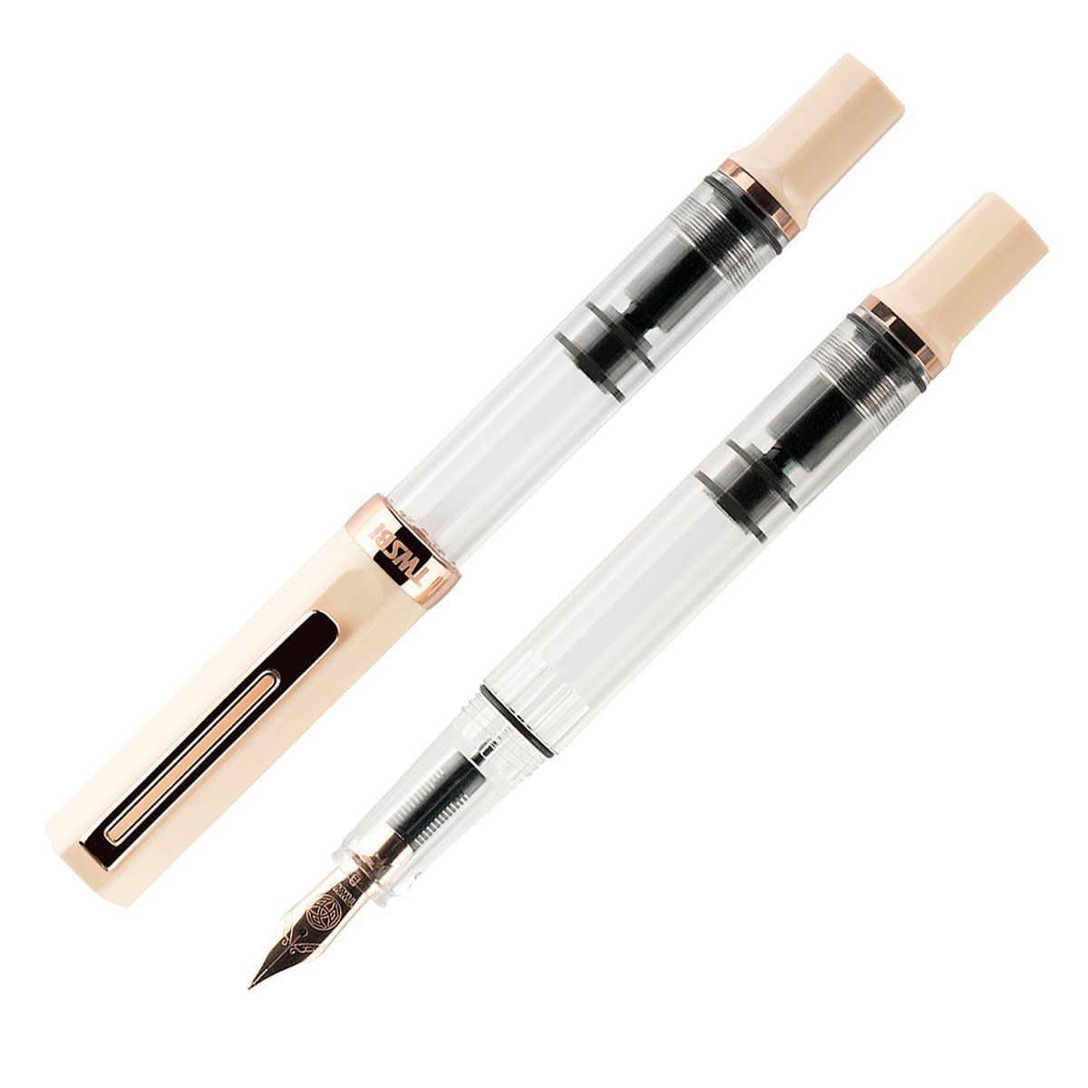 TWSBI Eco Creme with Rose Gold Fountain Pen