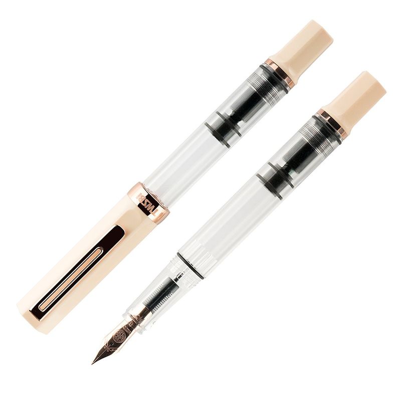 TWSBI Eco Creme with Rose Gold Fountain Pen