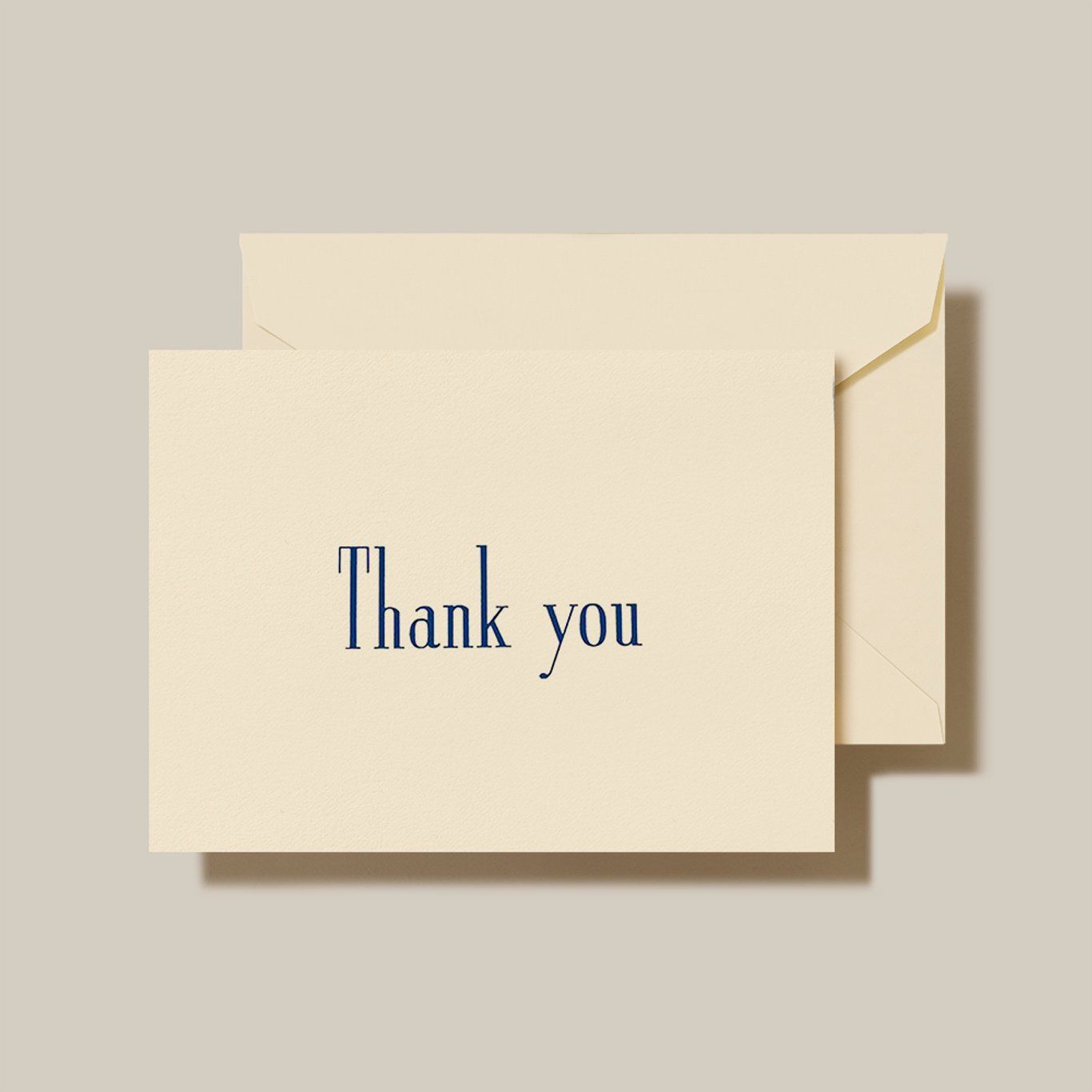 Navy Thank You Folded Note Set