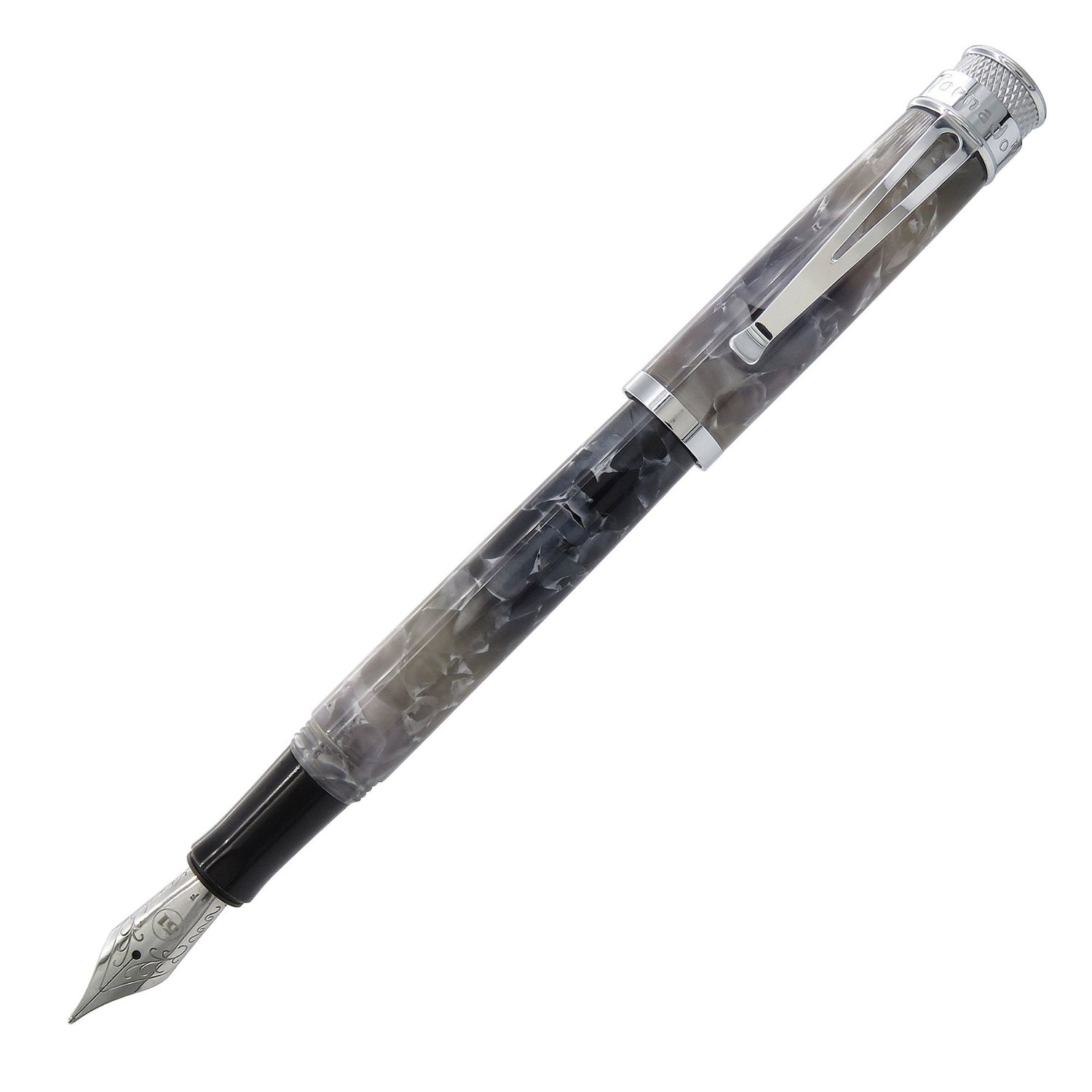 Retro 51 Acrylic Tornado Silver Lining Fountain Pen