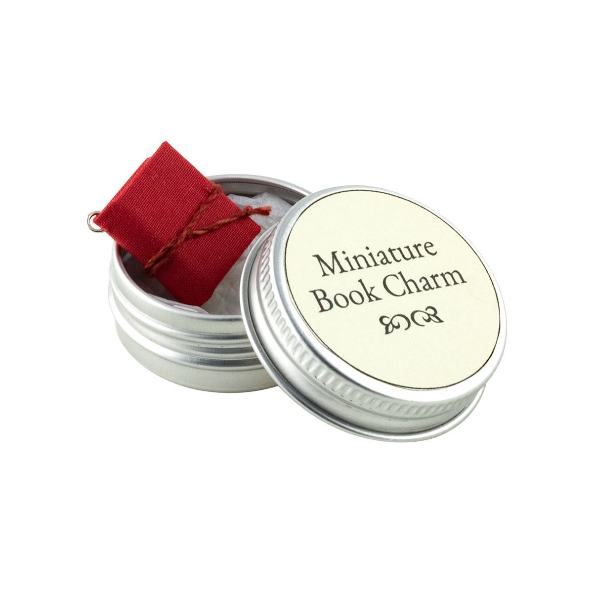 Miniature Book Charm - Red