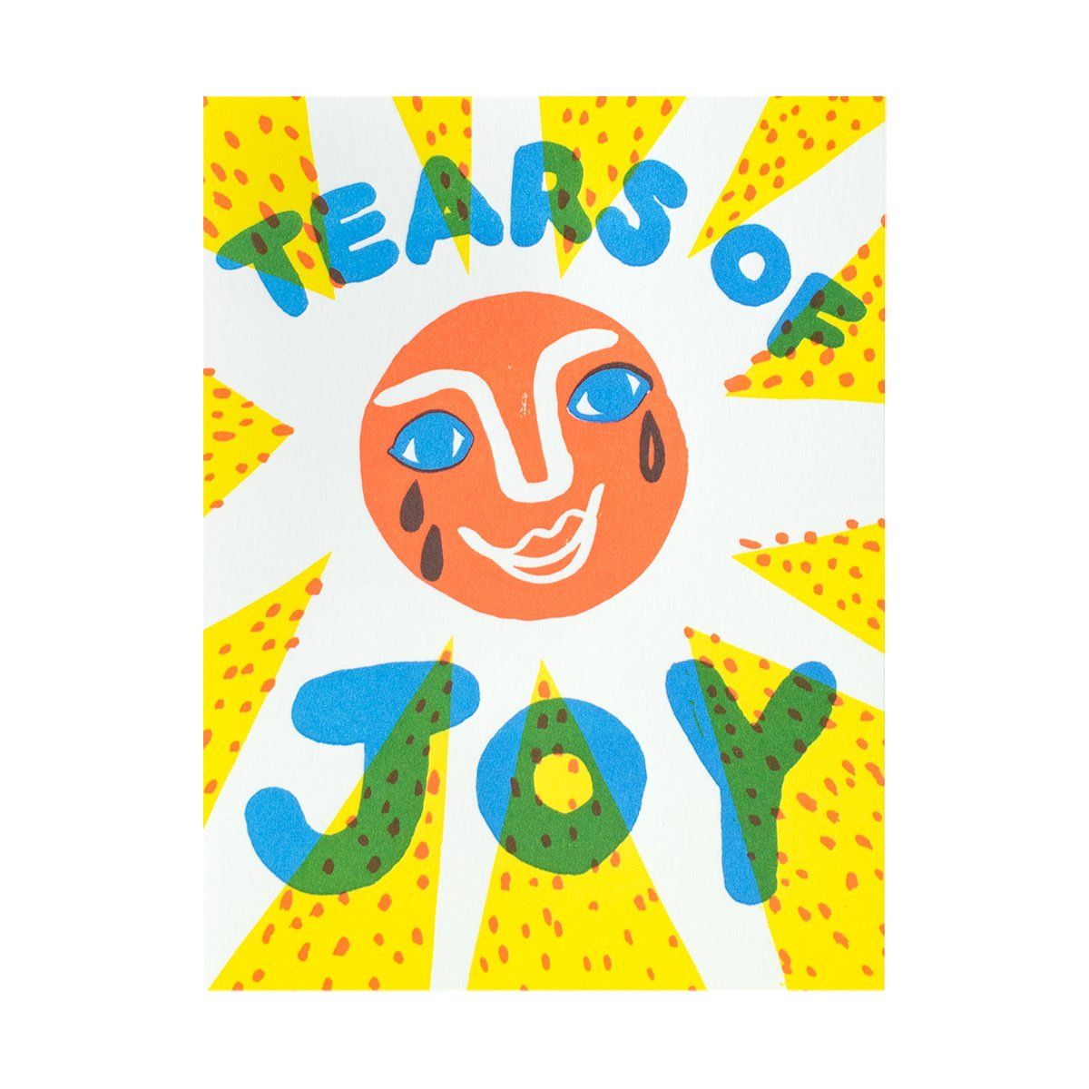 Tears of Joy Letterpress Card