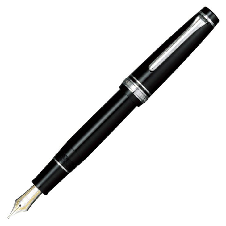 Sailor Pro Gear Black/Silver Fountain Pen