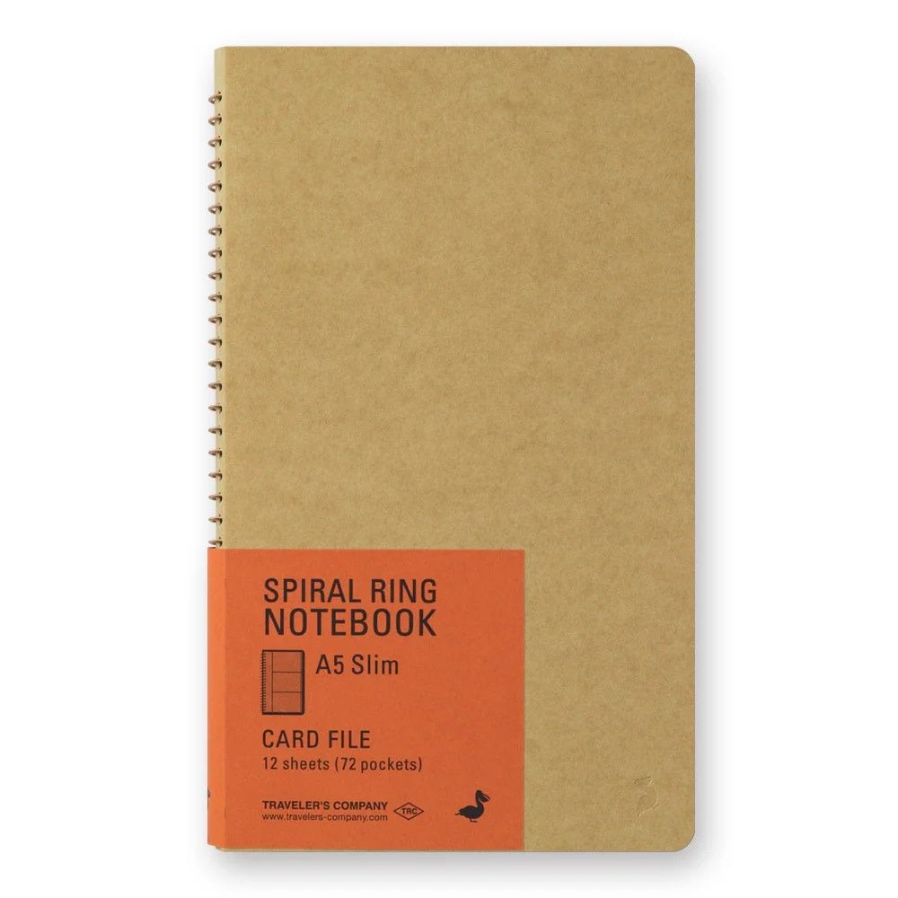 Spiral Notebook A5 Slim Card File