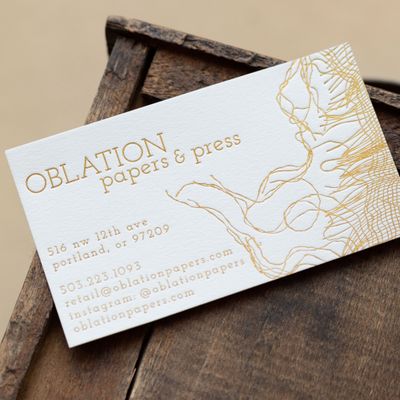 Custom Letterpress Deposit $100