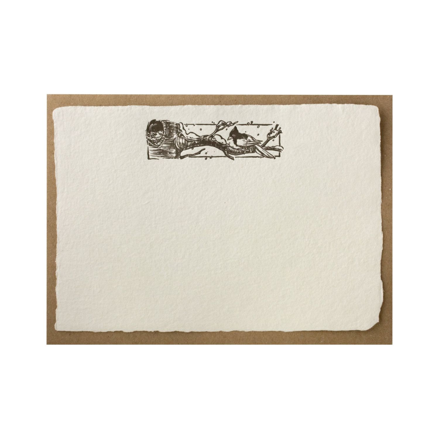 Snowbird Deckled Correspondence Note