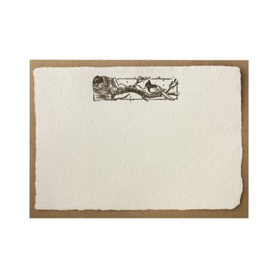 Snowbird Deckled Correspondence Note