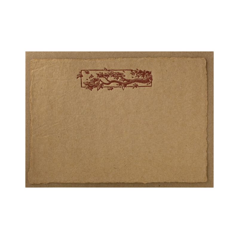 Maple Branch Deckled Correspondence Note