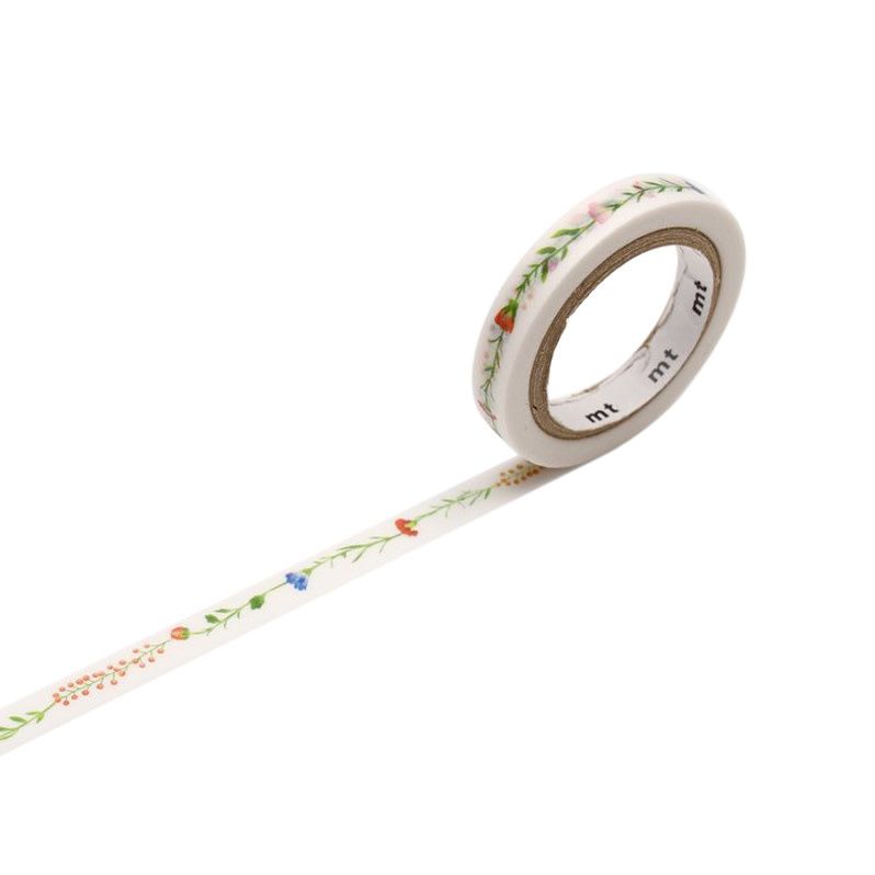 Flower Line Washi Tape
